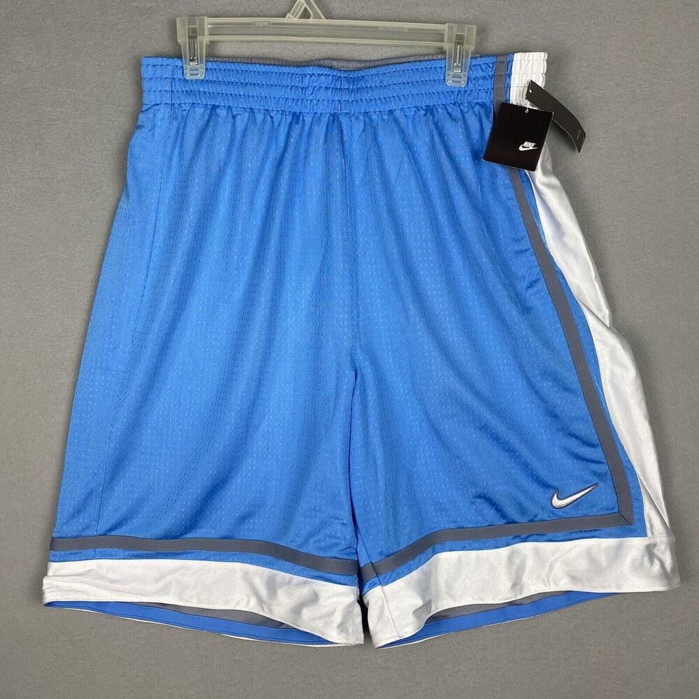 Vintage Nike Basketball Reversable Shorts Light Blue Grey Men's XL New With Tags